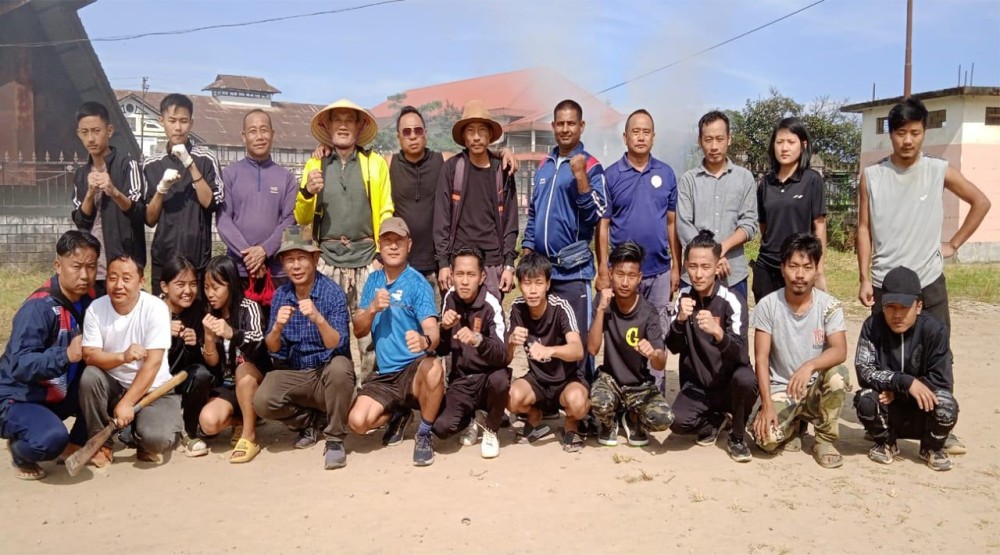 Mokokchung District Martial Art Association officials and affiliated members from different combat associations conducted a cleanliness drive at Imkongmeren Sports Complex on October 23.